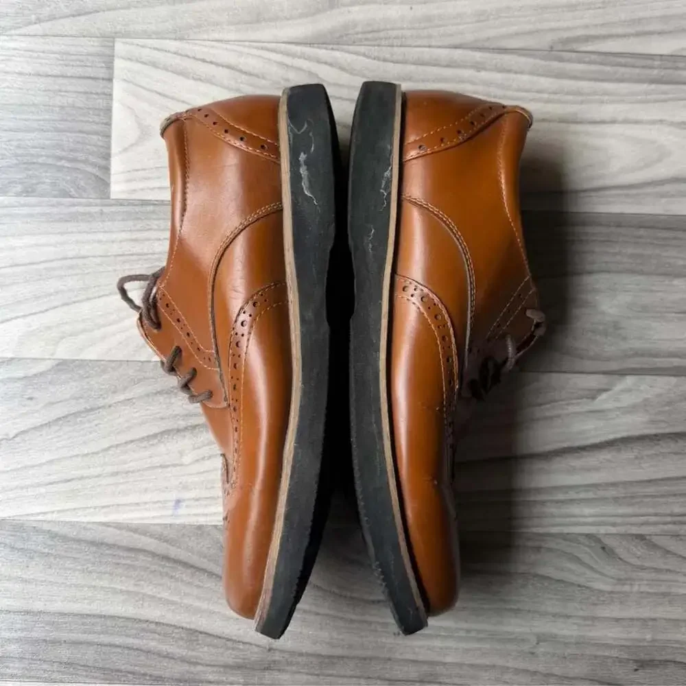 Deer Stags WWT01 Brown Wingtip Dress Shoes